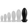EggPlay Plug silicone Saurus Egg XXXL 19 x 9.3cm Noir
